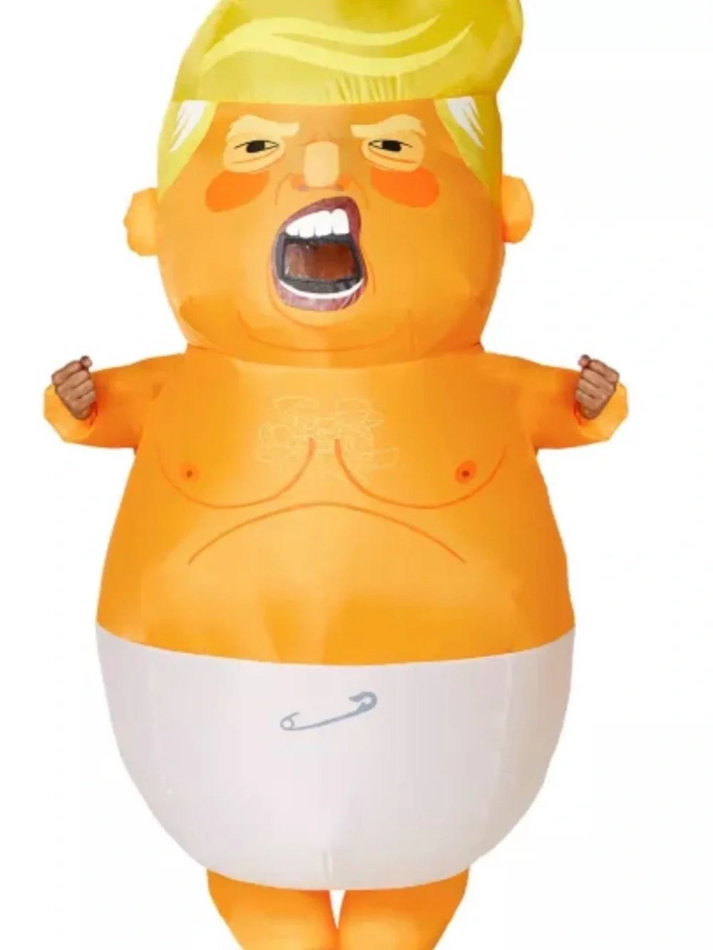 Inflatable Baby Prez Costume Spirit Halloween OS worn once  NWOT